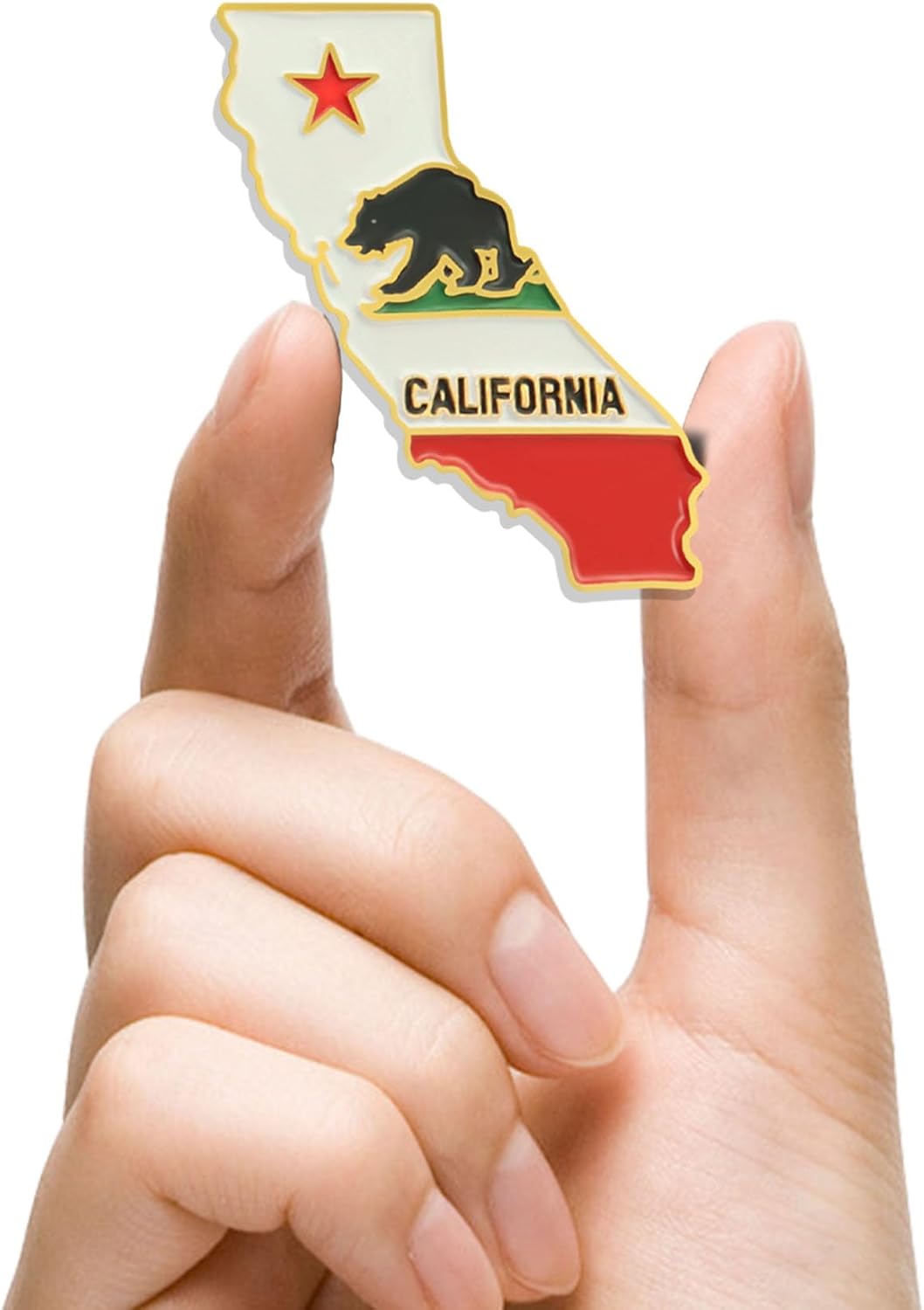 10/20/50/100Pcs California Lapel Pins Bulk - Metal Calif.CA Souvenir for Men Women Clothes Bags Hats Easter Day