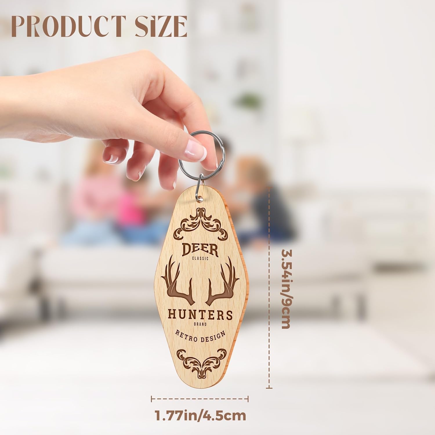 Custom Hotel Motel Keychain, 30PCS Double-Sided Print Custom Keychain with Picture, Personalized Key Tags