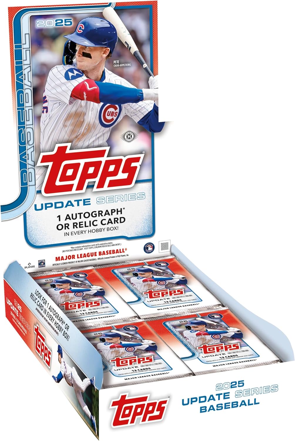 New 2025 Topps Baseball Update Series Hobby Box Trading Cards Guarantees 1 Autograph or Relic Guaranteed