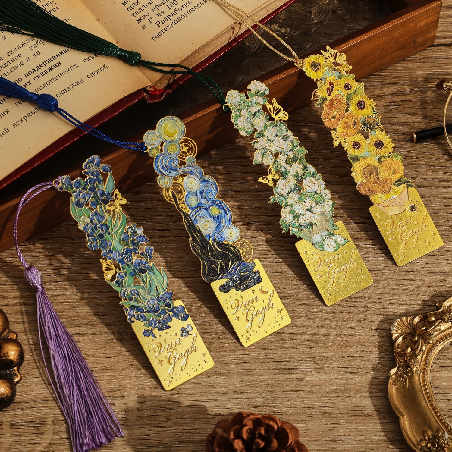 6 Pcs Silver Metal Bookmarks, Elegant Statue of Liberty America Famous Landmark Building Theme Bookmark for Women, USA Commemorate Bookmark Gift for Book Lovers Writers Readers Girls Teenage Children