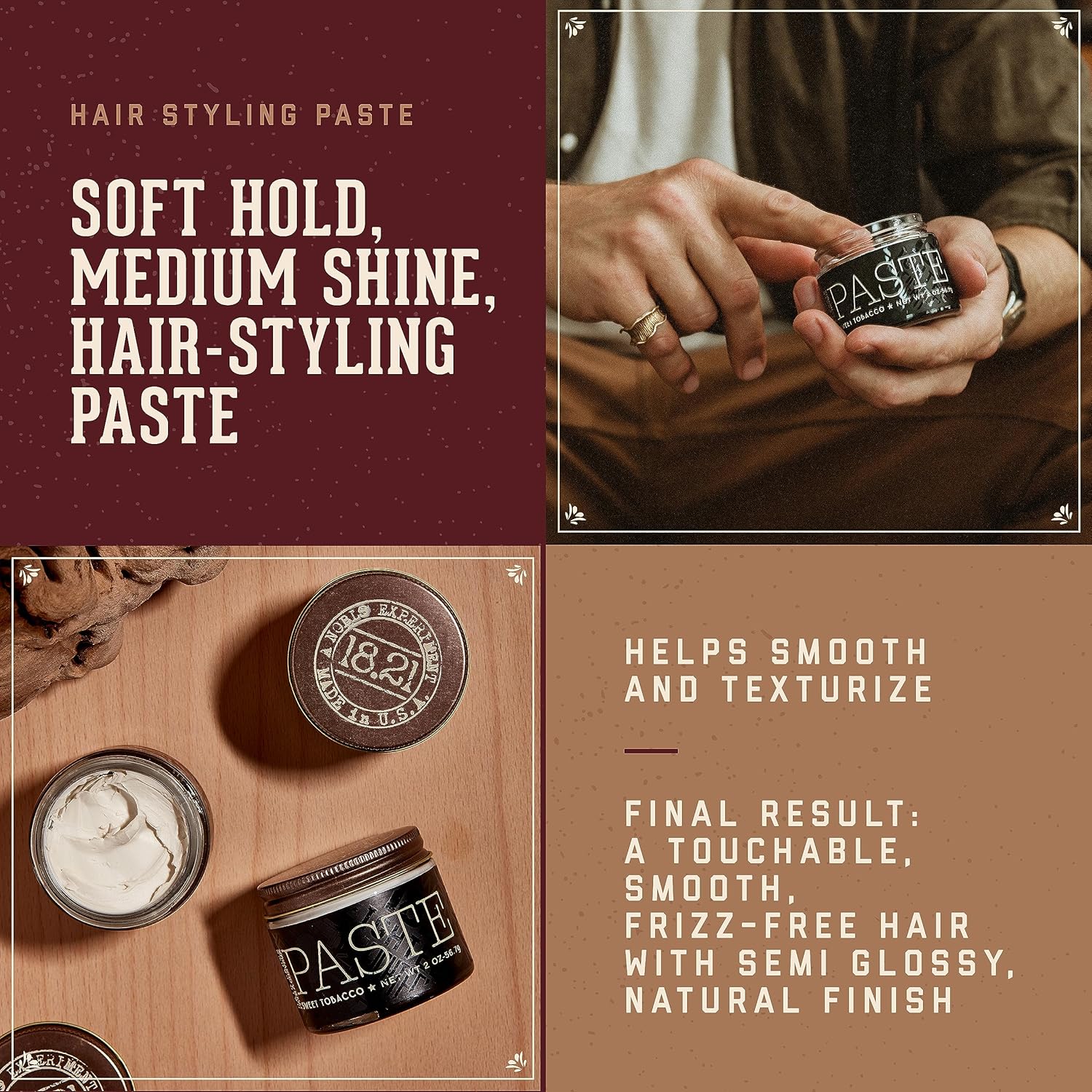 18.21 Man Made Men's Book of Good Grooming Gift Set
